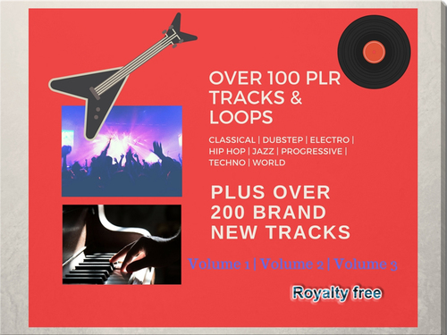 Product picture PLR Tracks & Loops, royalty free